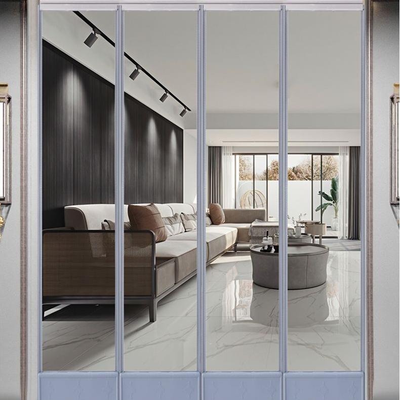 Wprowadzenie wyposażenia w kurtynę drzwiową z miękkiego PCV