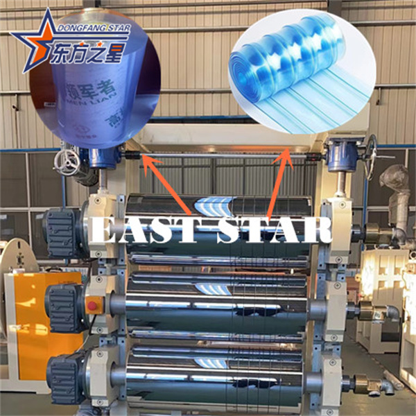 Maszyna do wytłaczania miękkich zasłon drzwiowych z PCV w paski